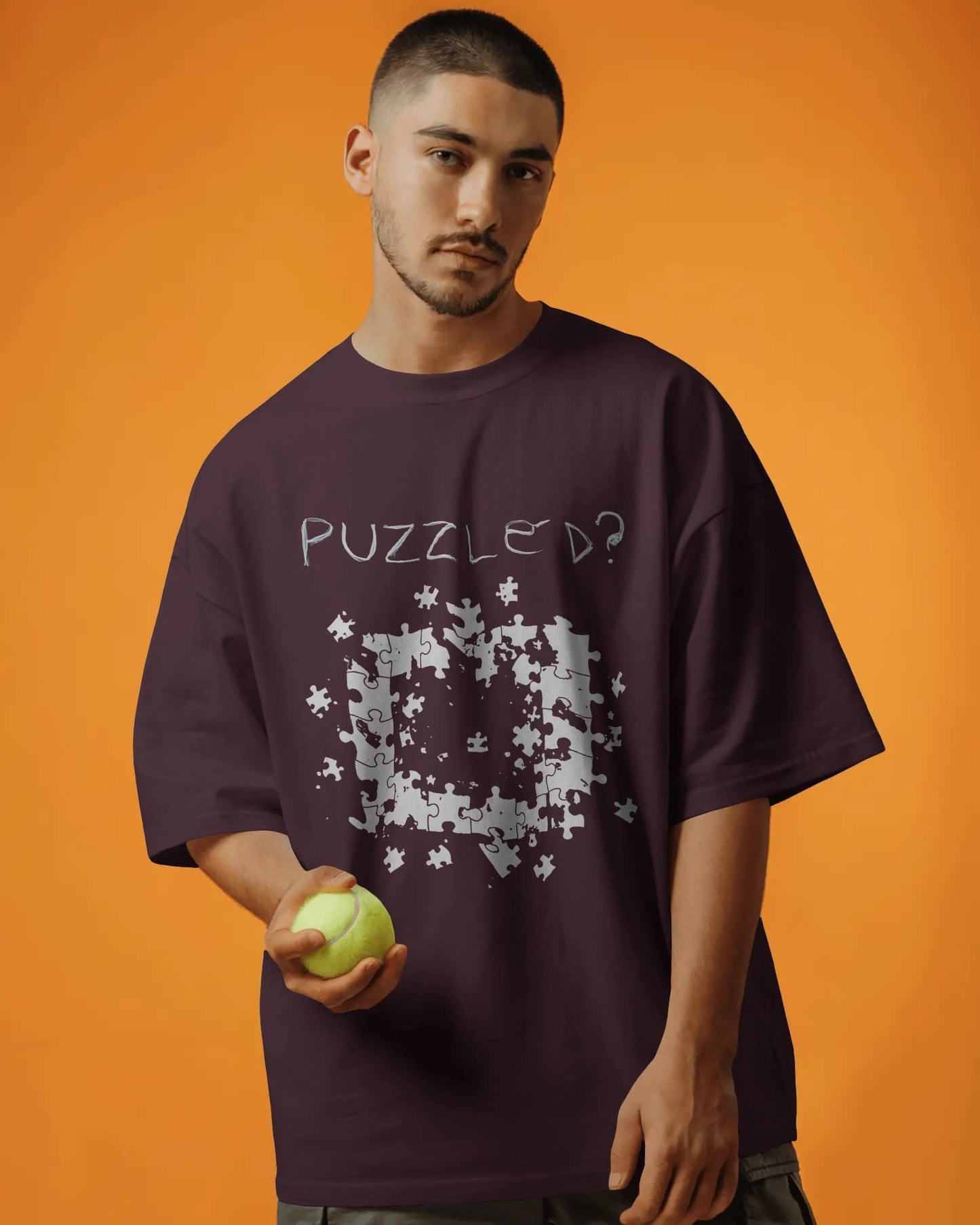 Puzzled- Men Oversize T-shirt