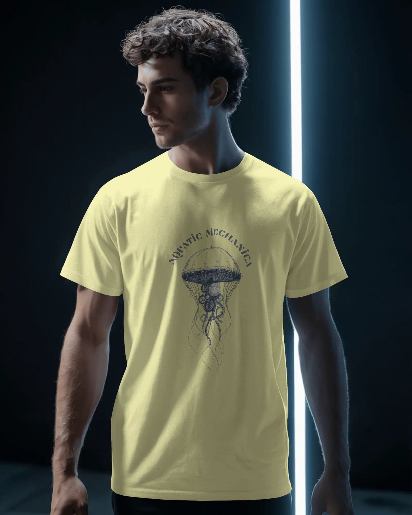 Aquatic Mechanics- Men Half Sleeve Round Neck T-shirt