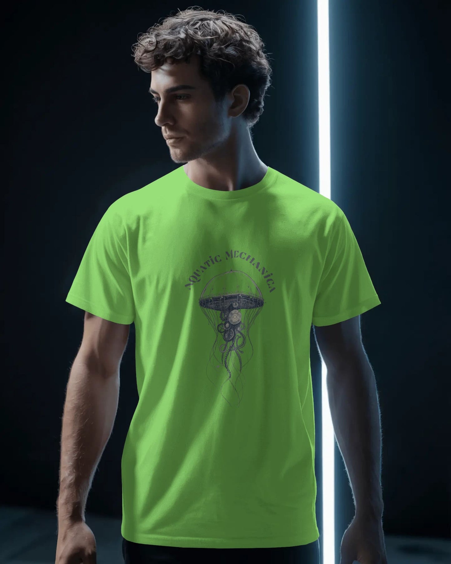 Aquatic Mechanics- Men Half Sleeve Round Neck T-shirt