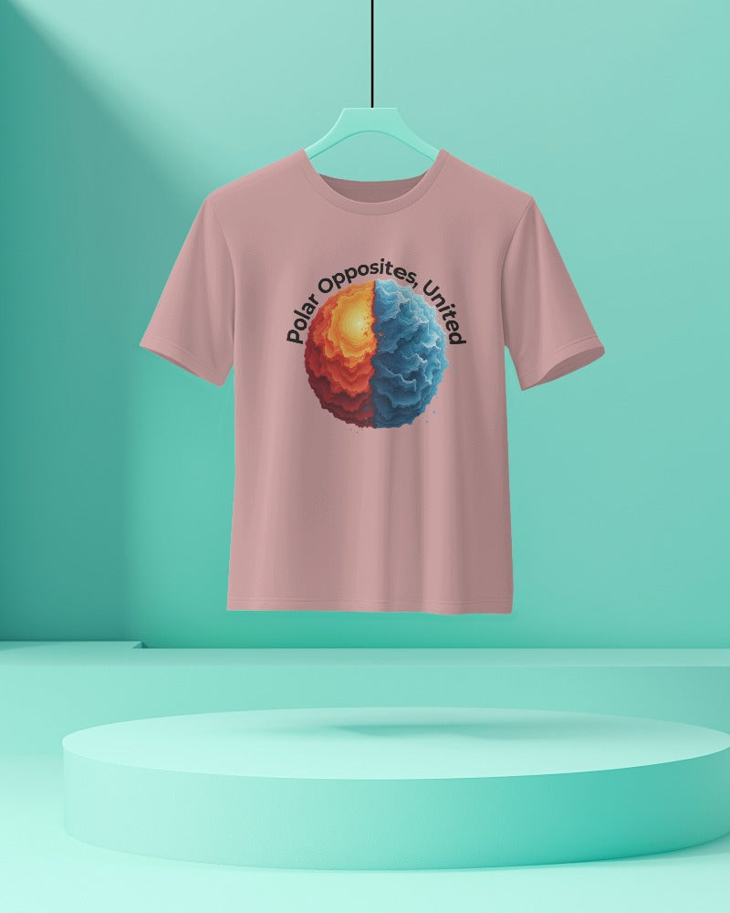 Polar Opposite- Men Half Sleeve Round Neck T-shirt