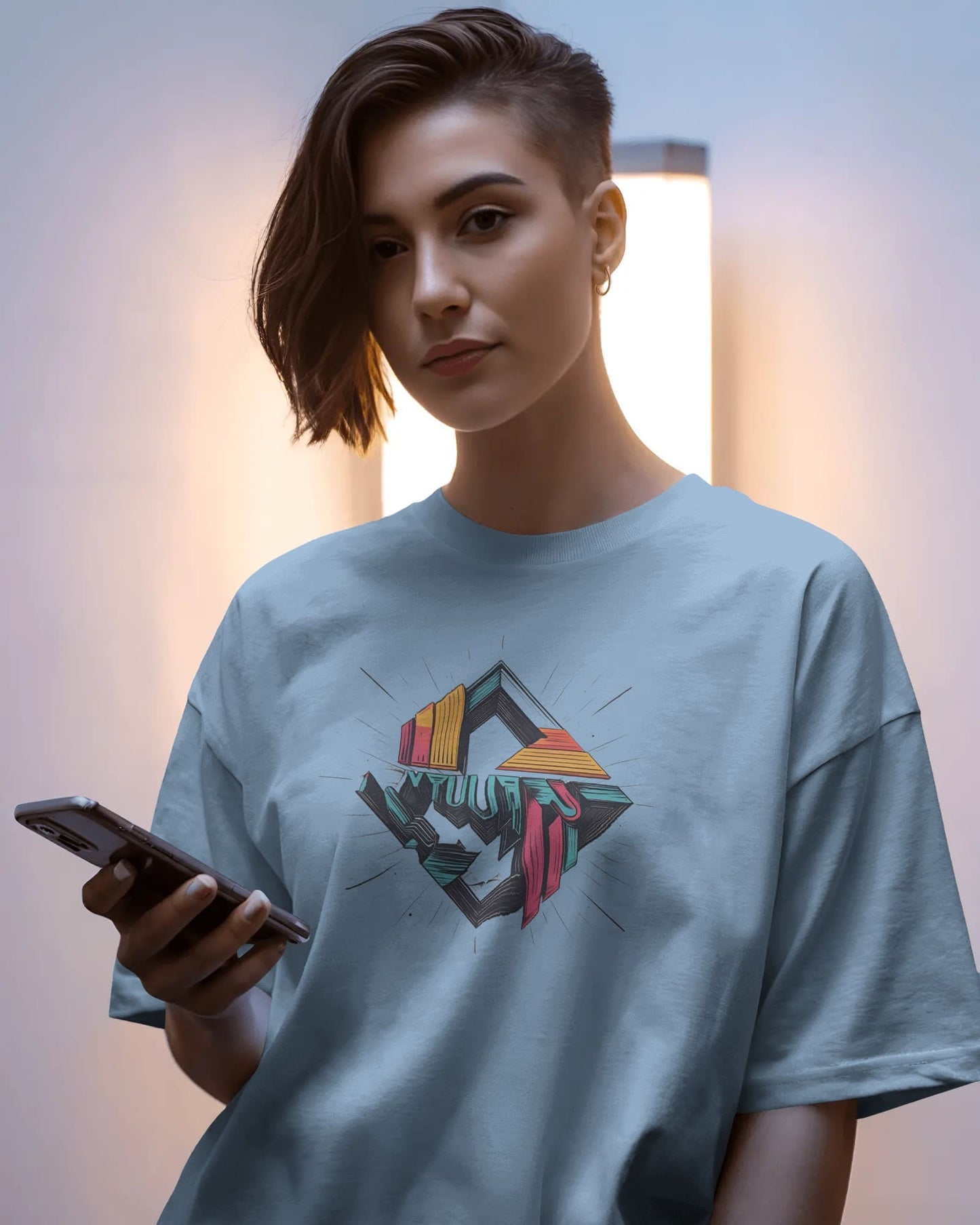 Illuded Art Work-Women Oversize T-shirt