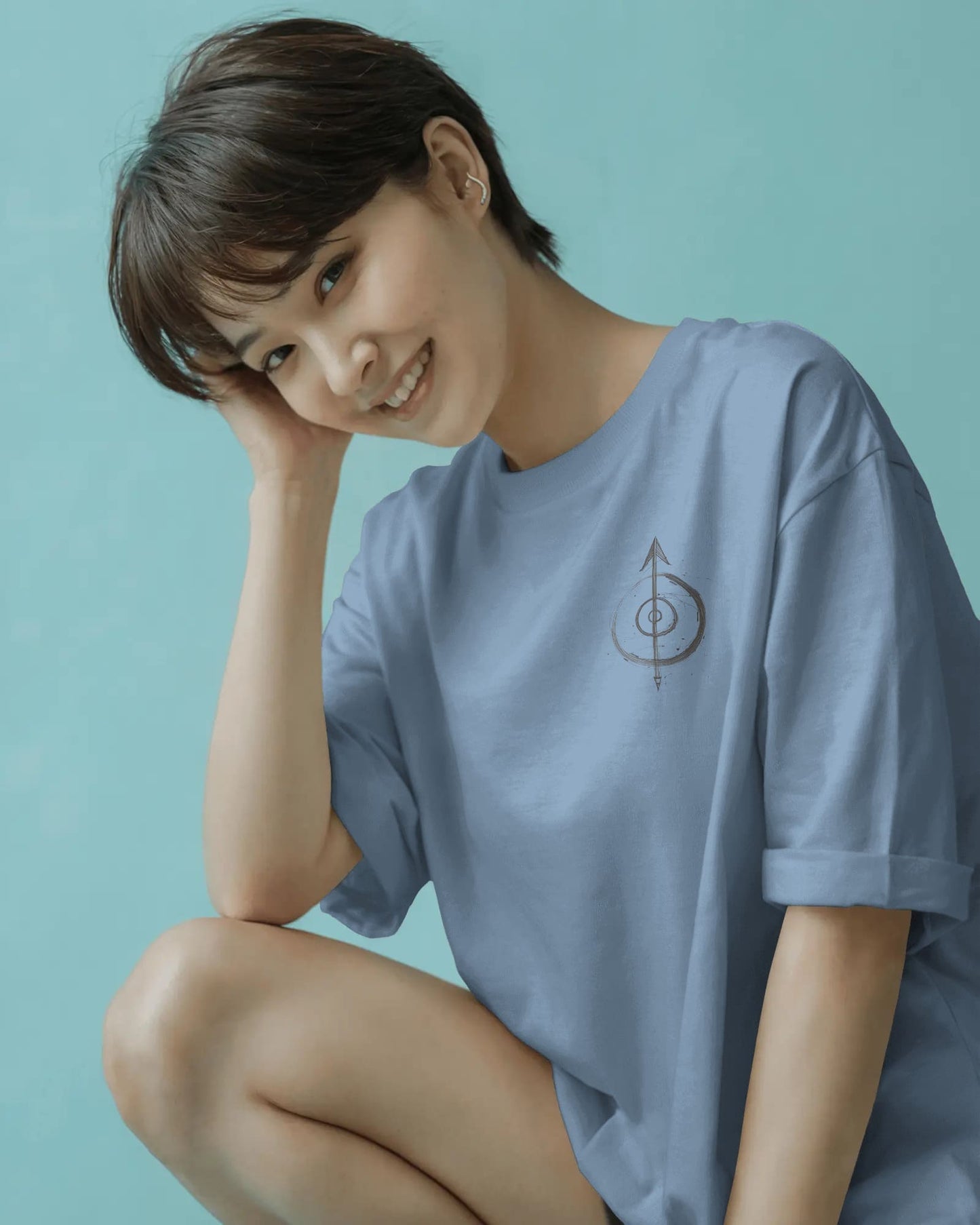 Circle Symbol- Women Oversize T-shirt