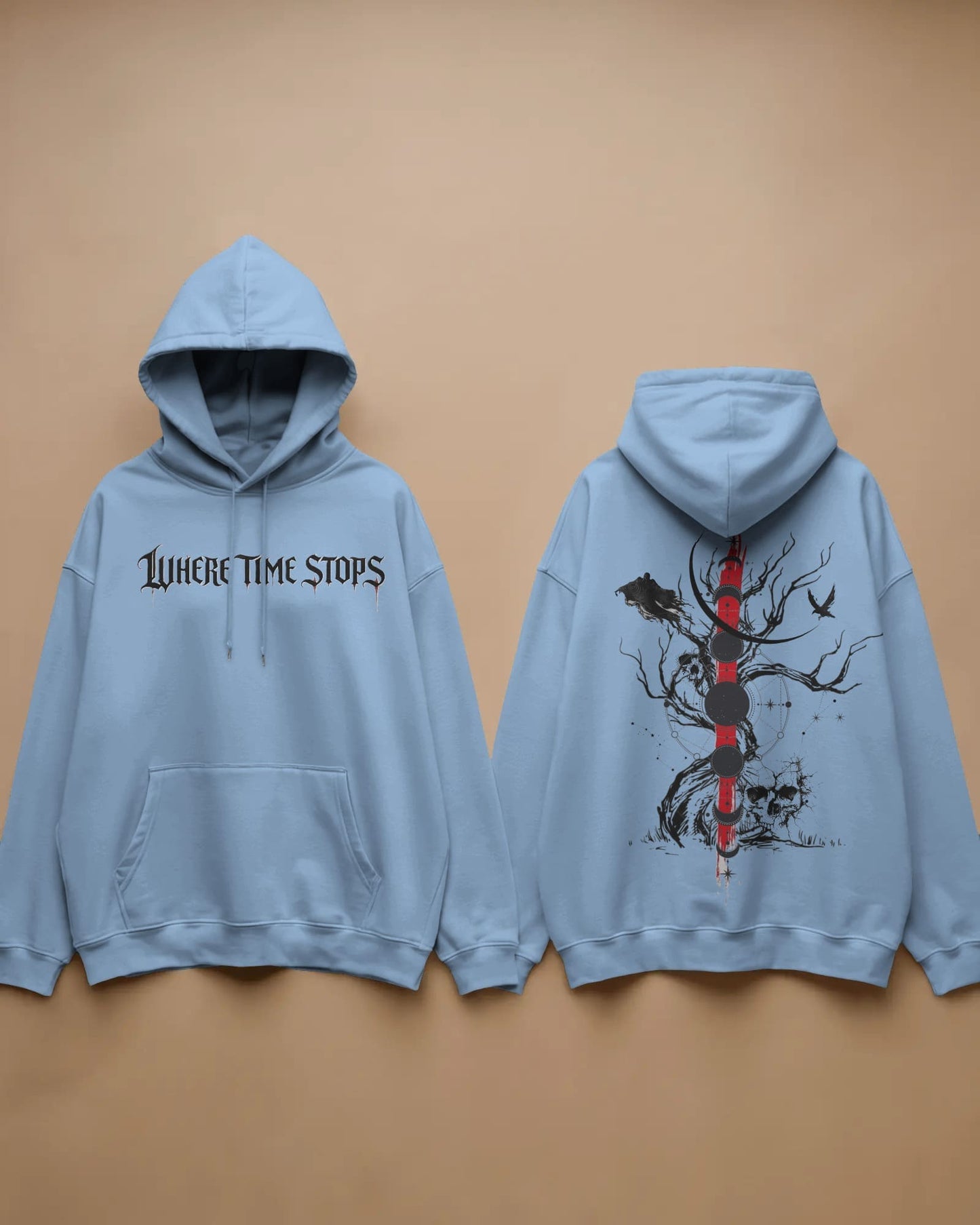 Where Time Stops-Men Hoodie