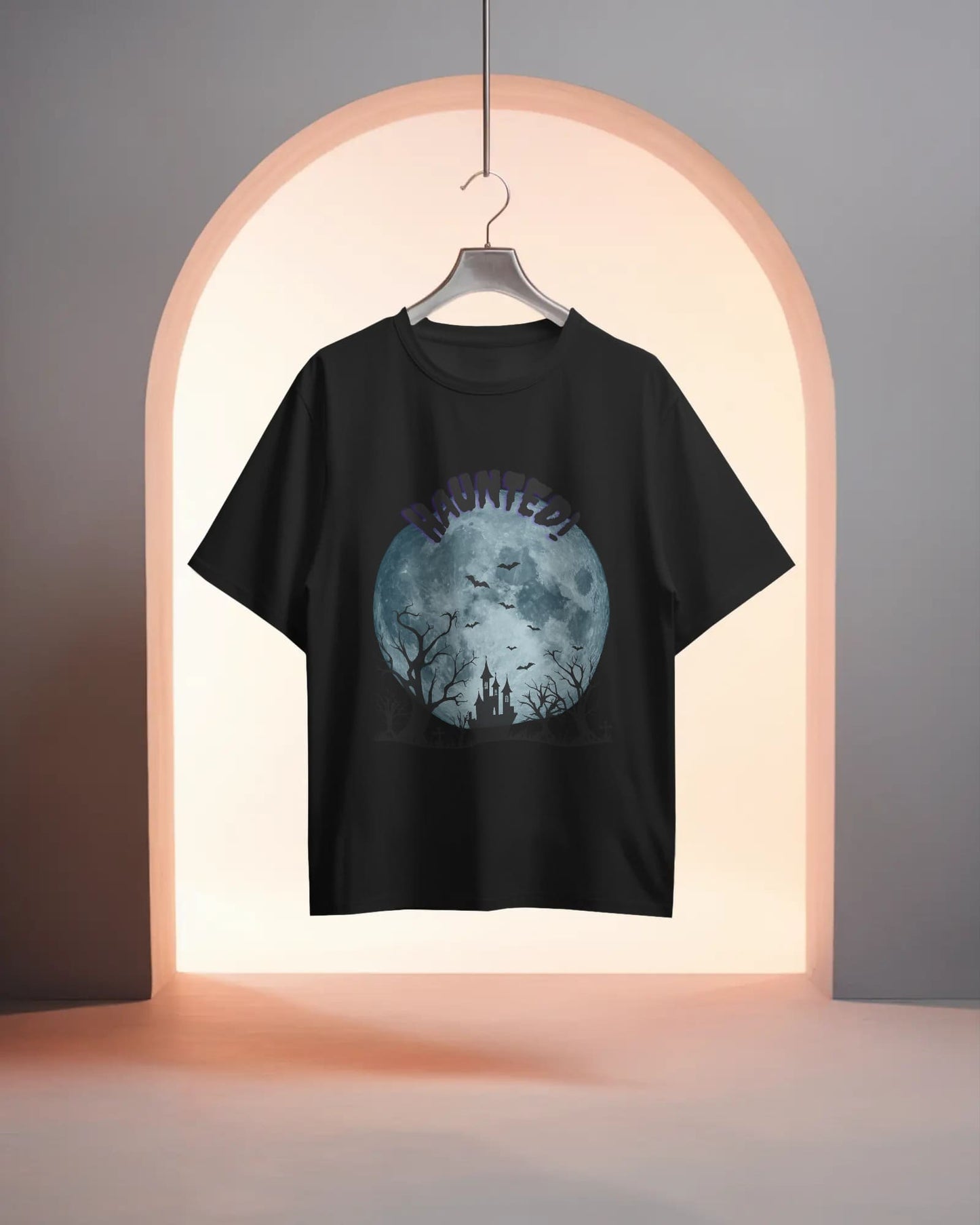 Haunted view- Men Oversize T-shirt