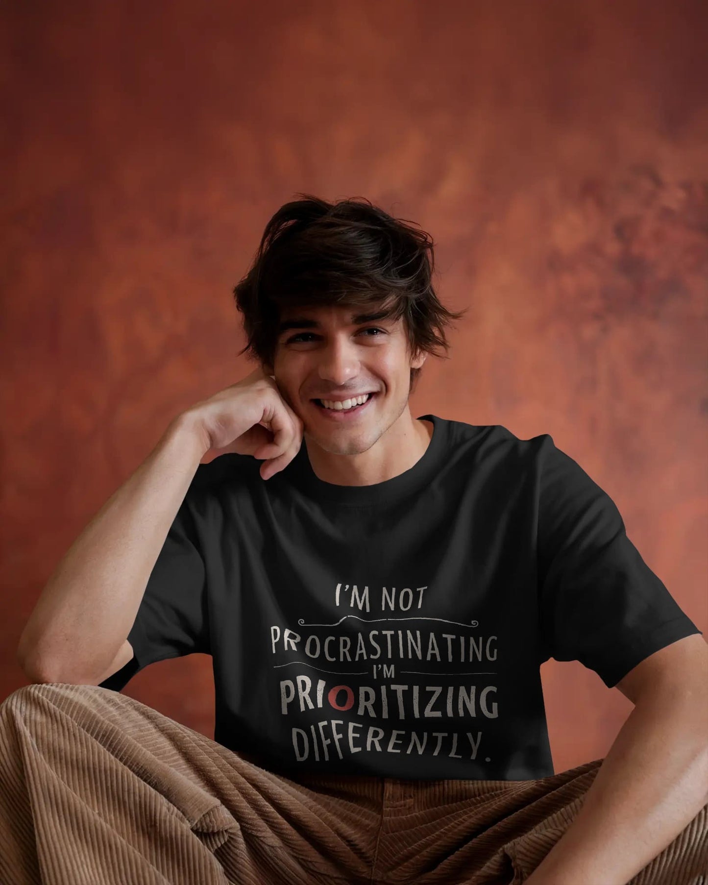 I'm not Procrastinating- Men Oversize T-shirt