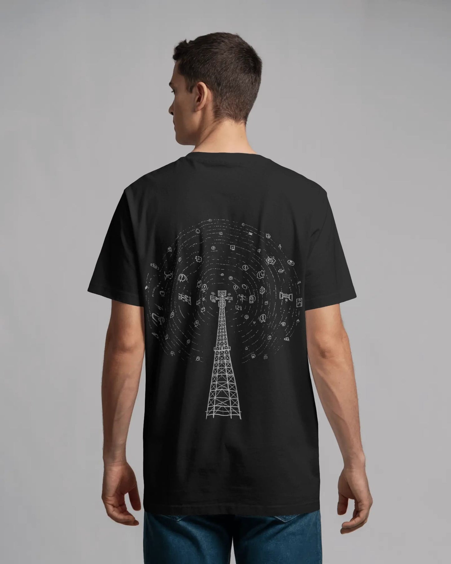 High Voltage Drip- Men Oversize T-shirt