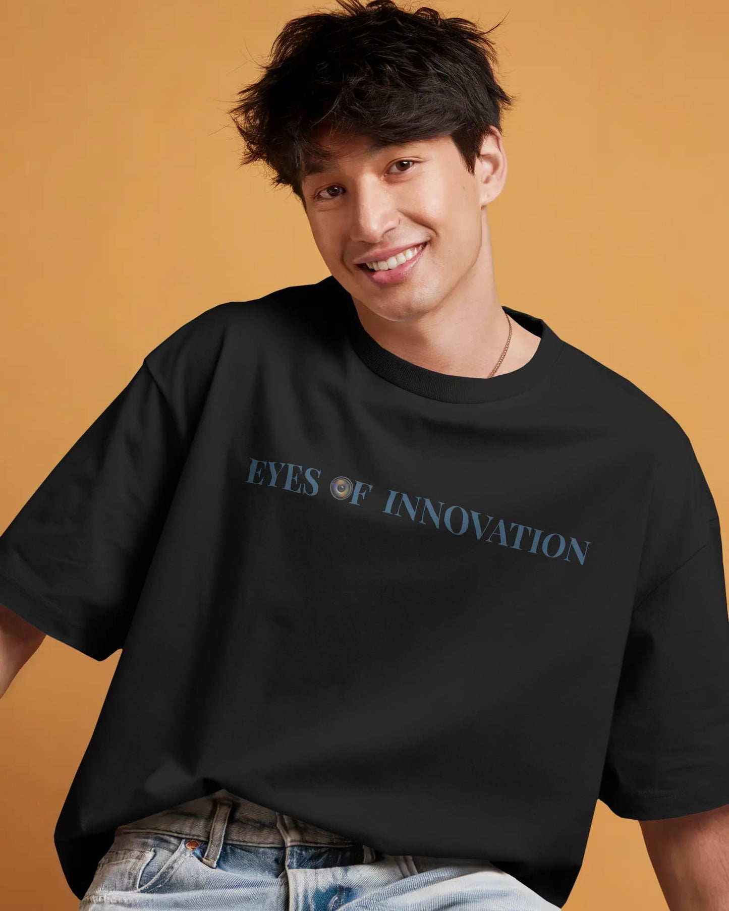 Eyes of Innovation- Men Oversize T-shirt