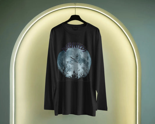 Haunted View- Women Full Sleeve T-shirt