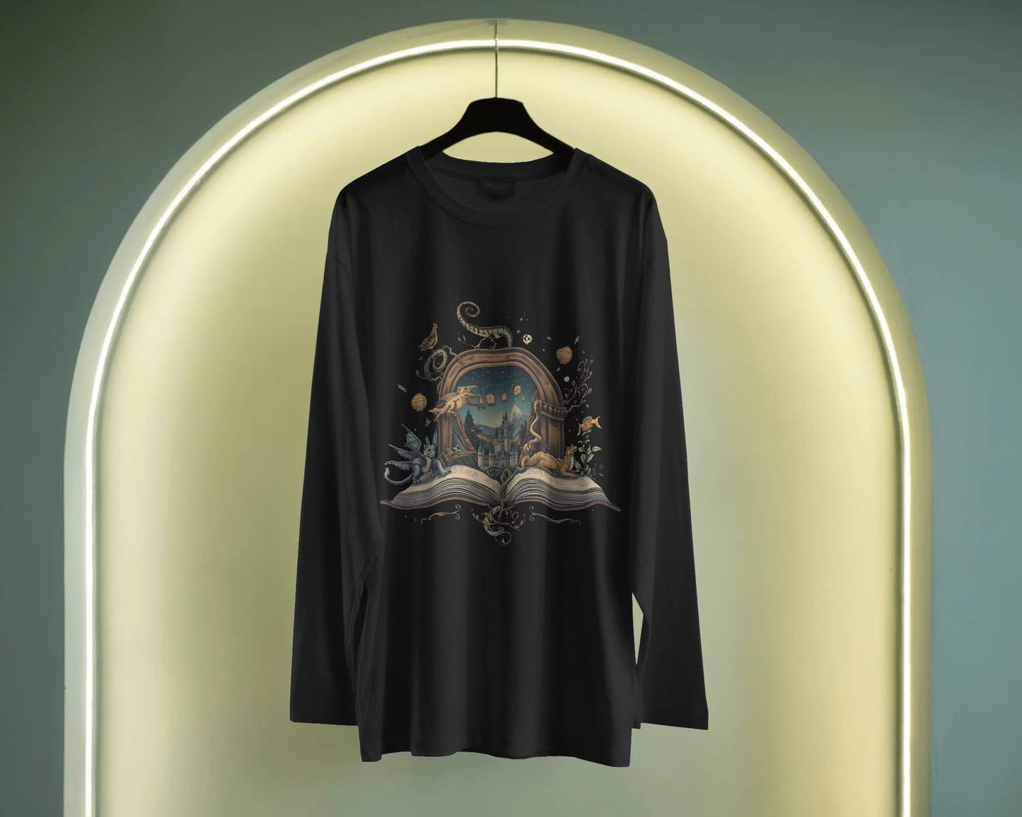 Magical Book- Men Full Sleeve T-shirt