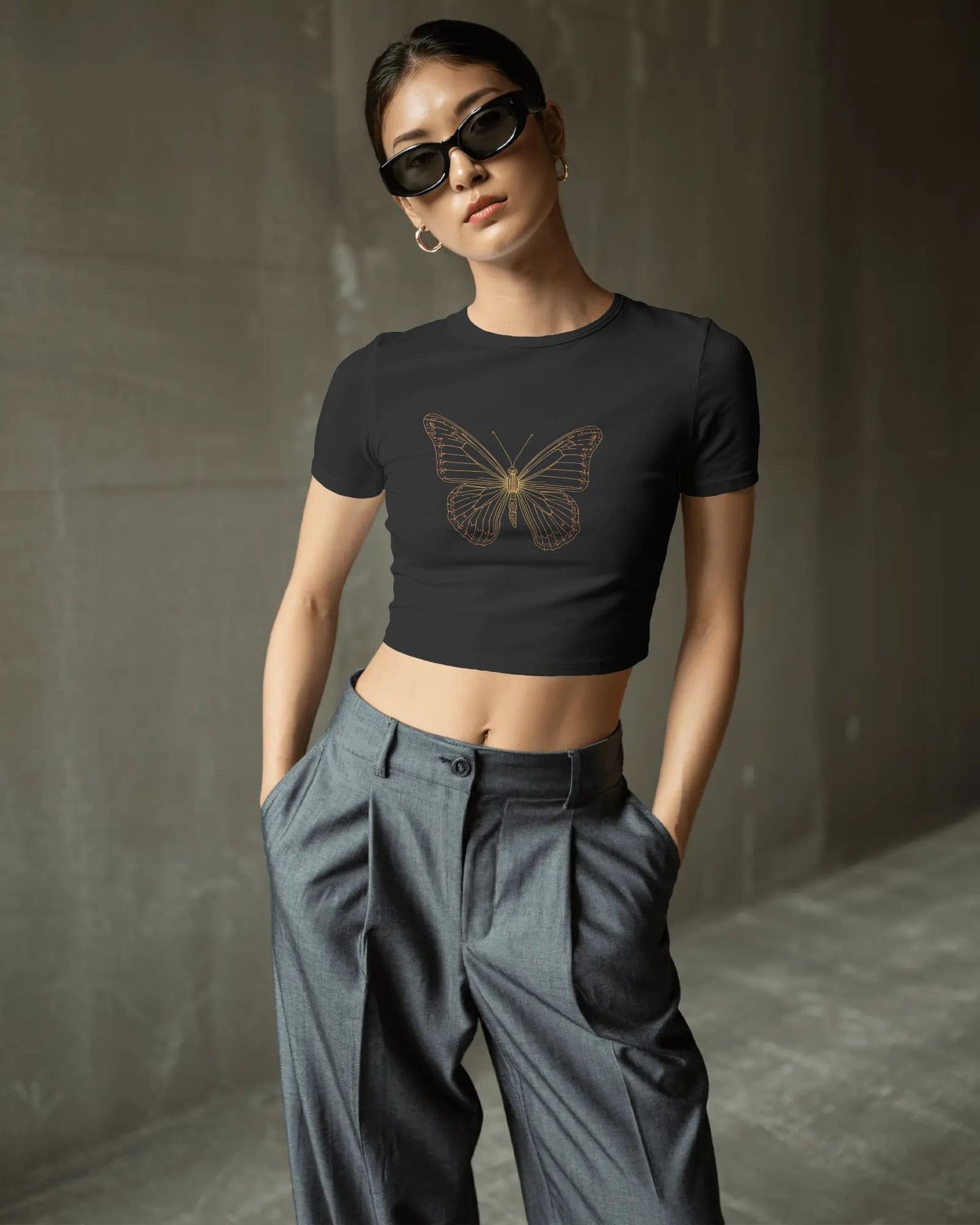 Butterfly- Crop Top
