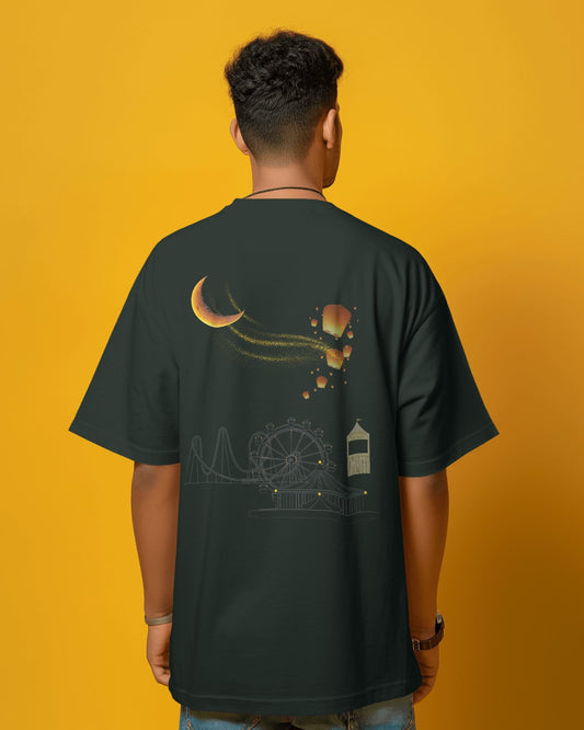 Lantern Dreams- Men Oversize T-shirt