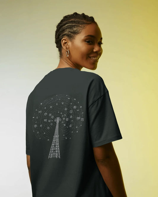 High Voltage Drip- Women Oversize T-shirt