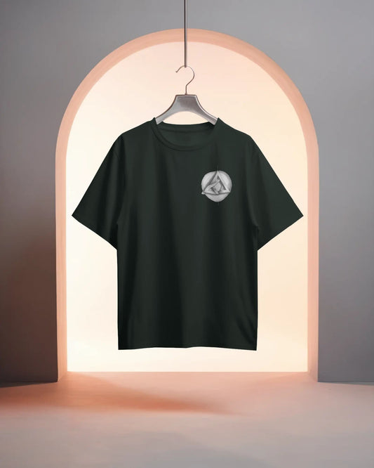 Circle Triangle Logo- Men Oversize T-shirt