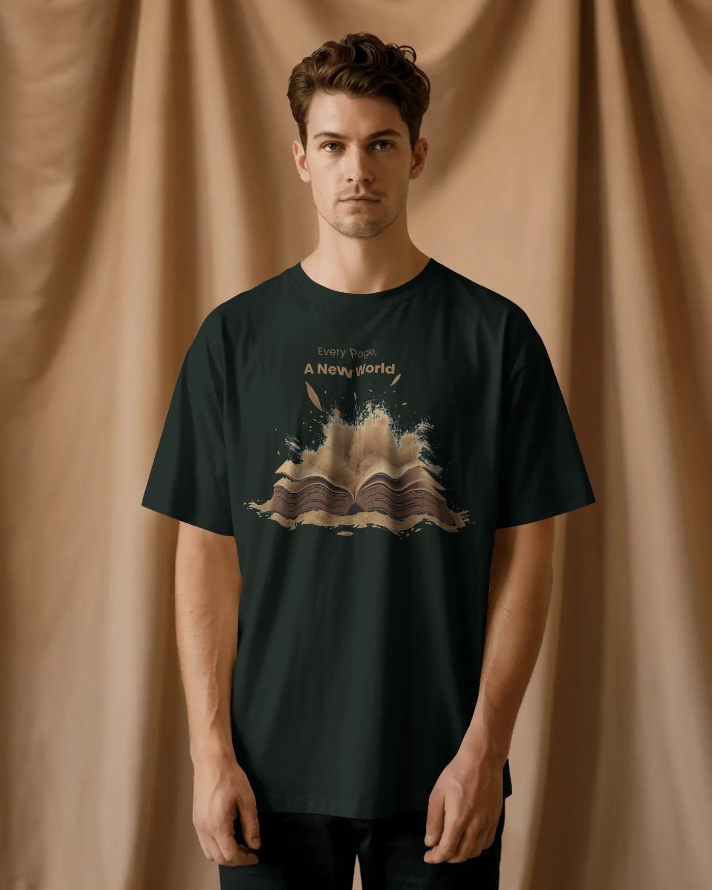 Sand Book- Men Oversize T-shirt