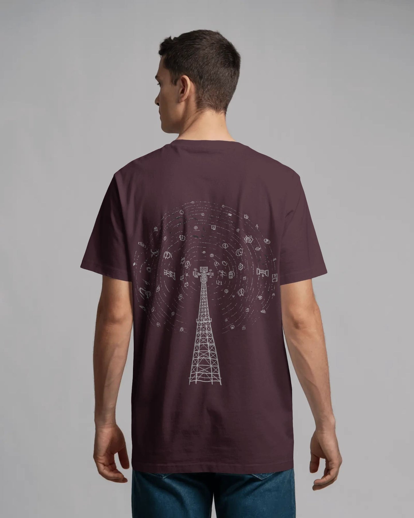 High Voltage Drip- Men Oversize T-shirt