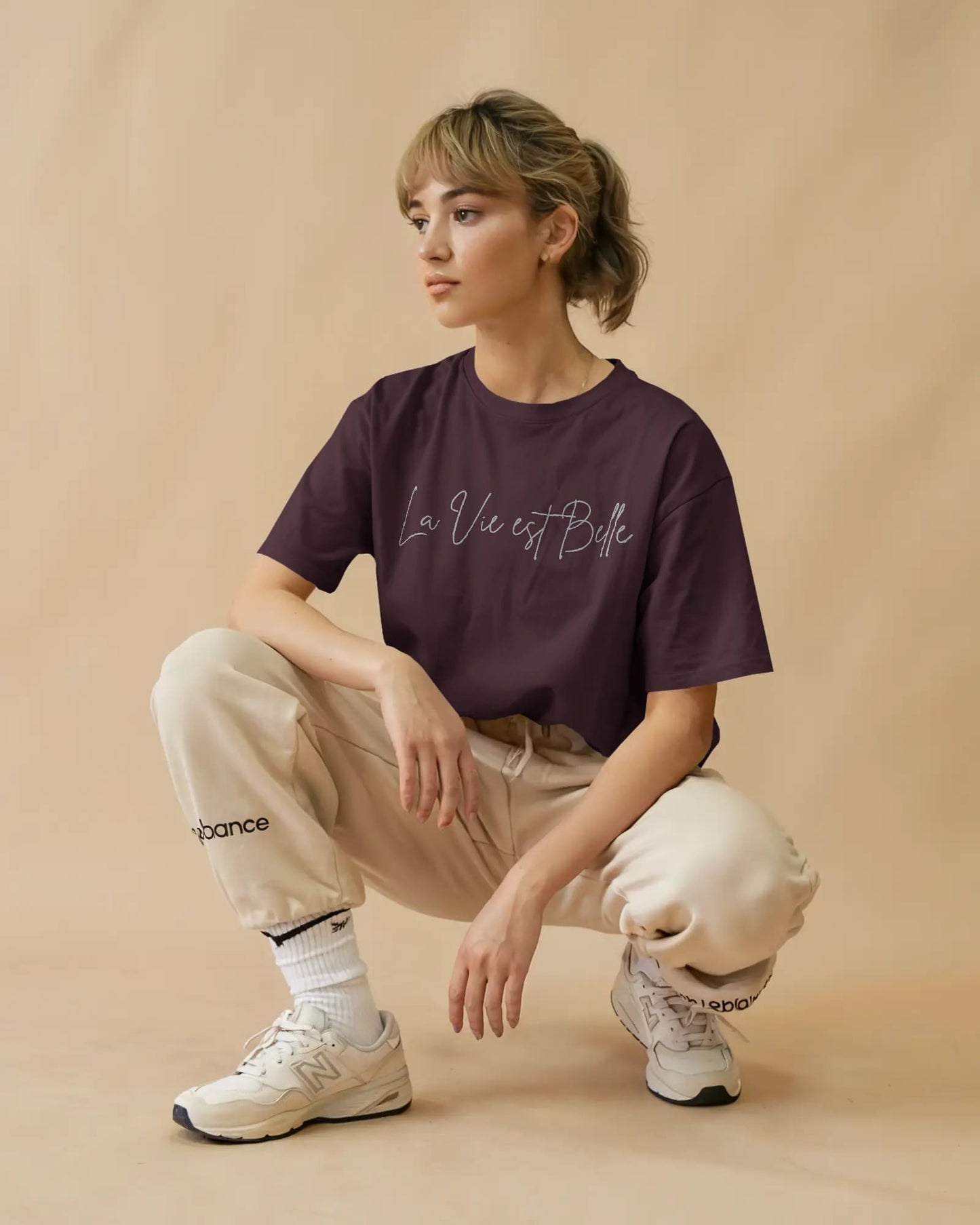 Life is beautiful- Women Oversize T-shirt