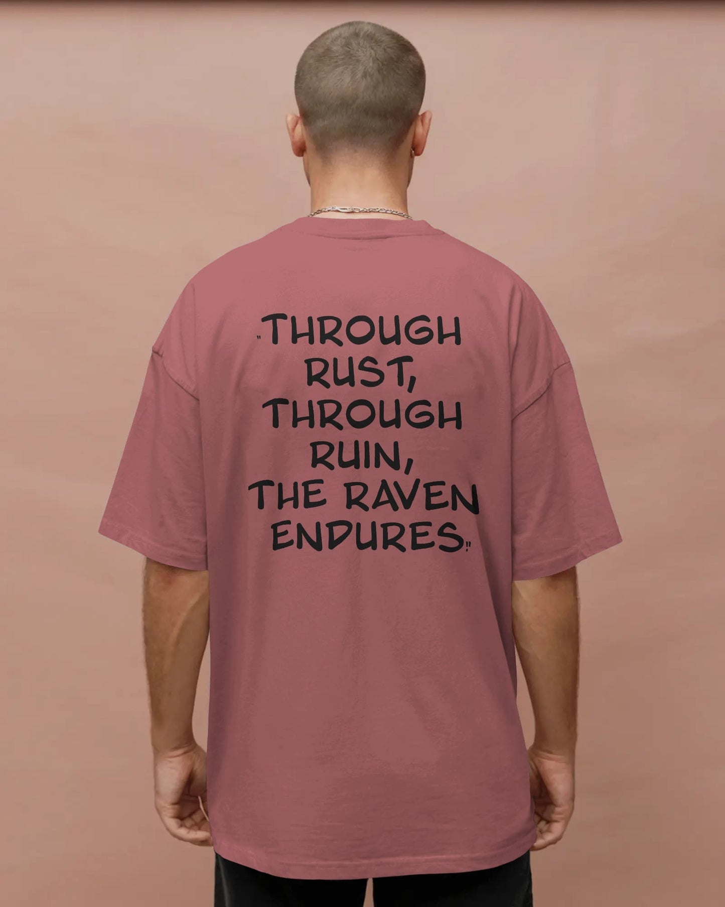 The Raven Endures- Men Oversize T-shirt