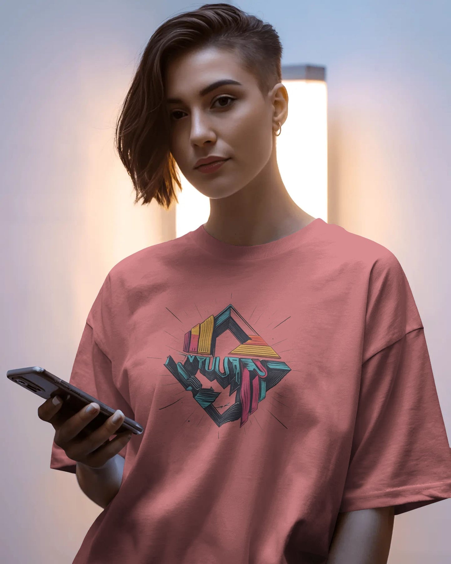 Illuded Art Work-Women Oversize T-shirt