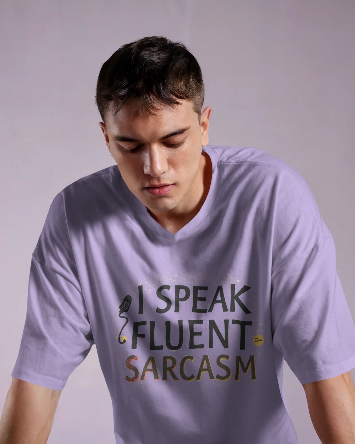 Fluent Sarcasm- Men Oversize T-shirt