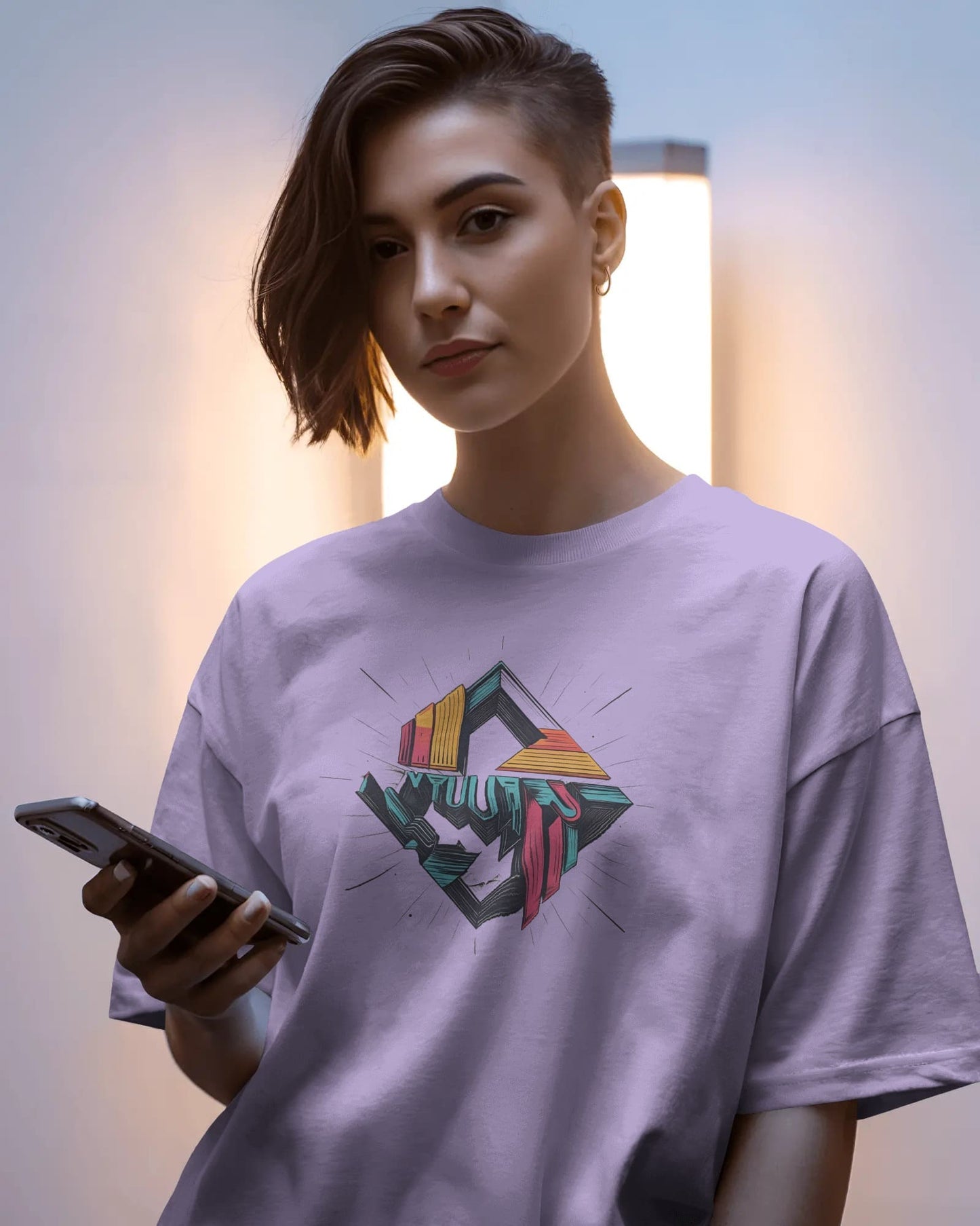 Illuded Art Work-Women Oversize T-shirt