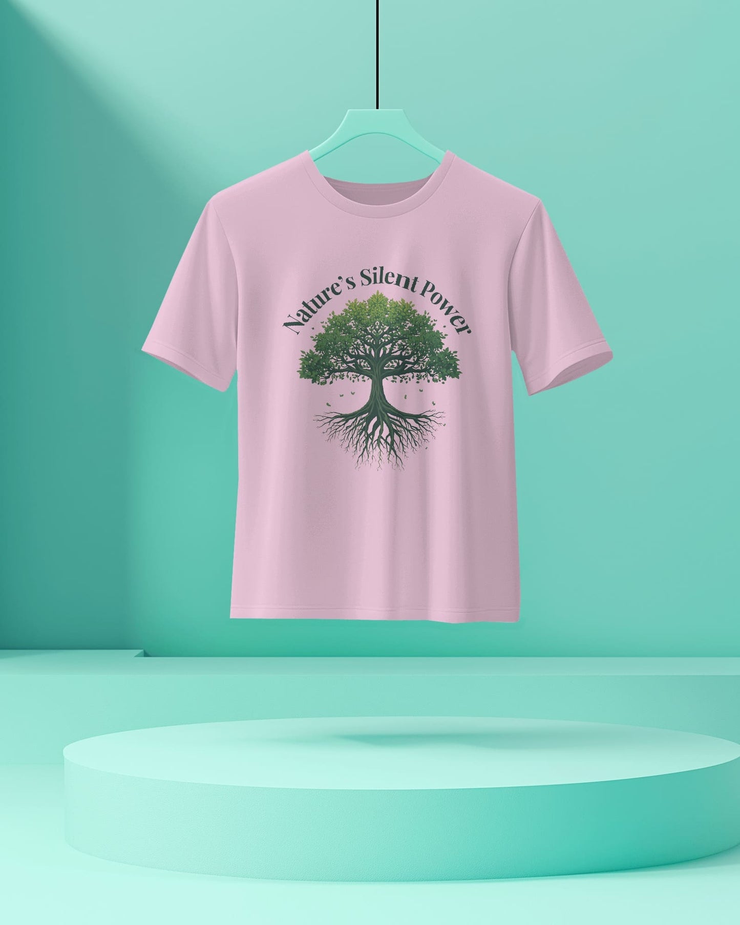 Nature's Silent Power- Women Half Sleeve Round Neck T-shirt