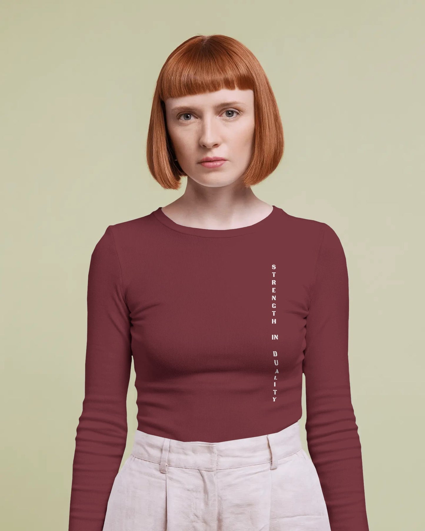 Strength in Duality- Women Full Sleeve T-shirt
