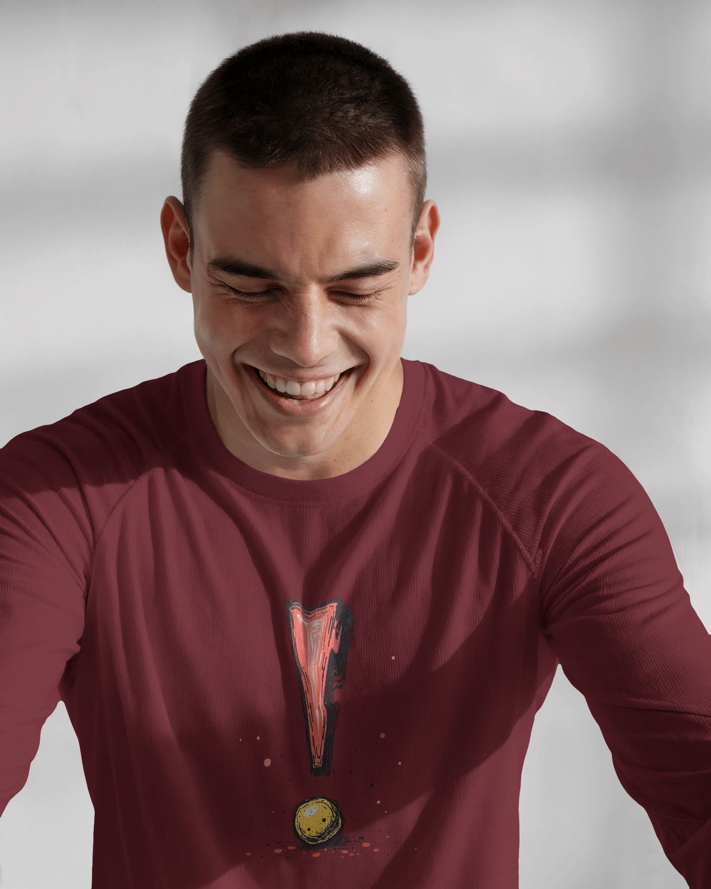 Exclamatory mark- Men Full Sleeve T-shirt