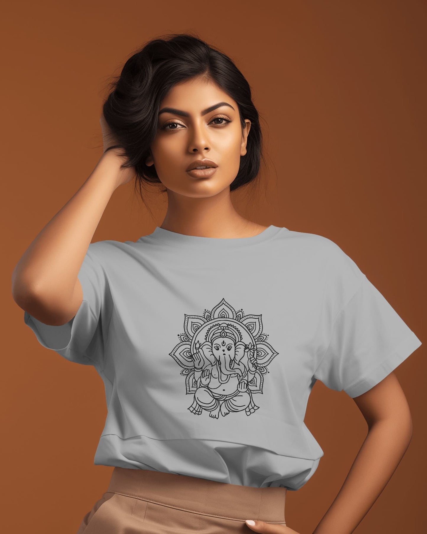 Ganesh Ji Line Sketch