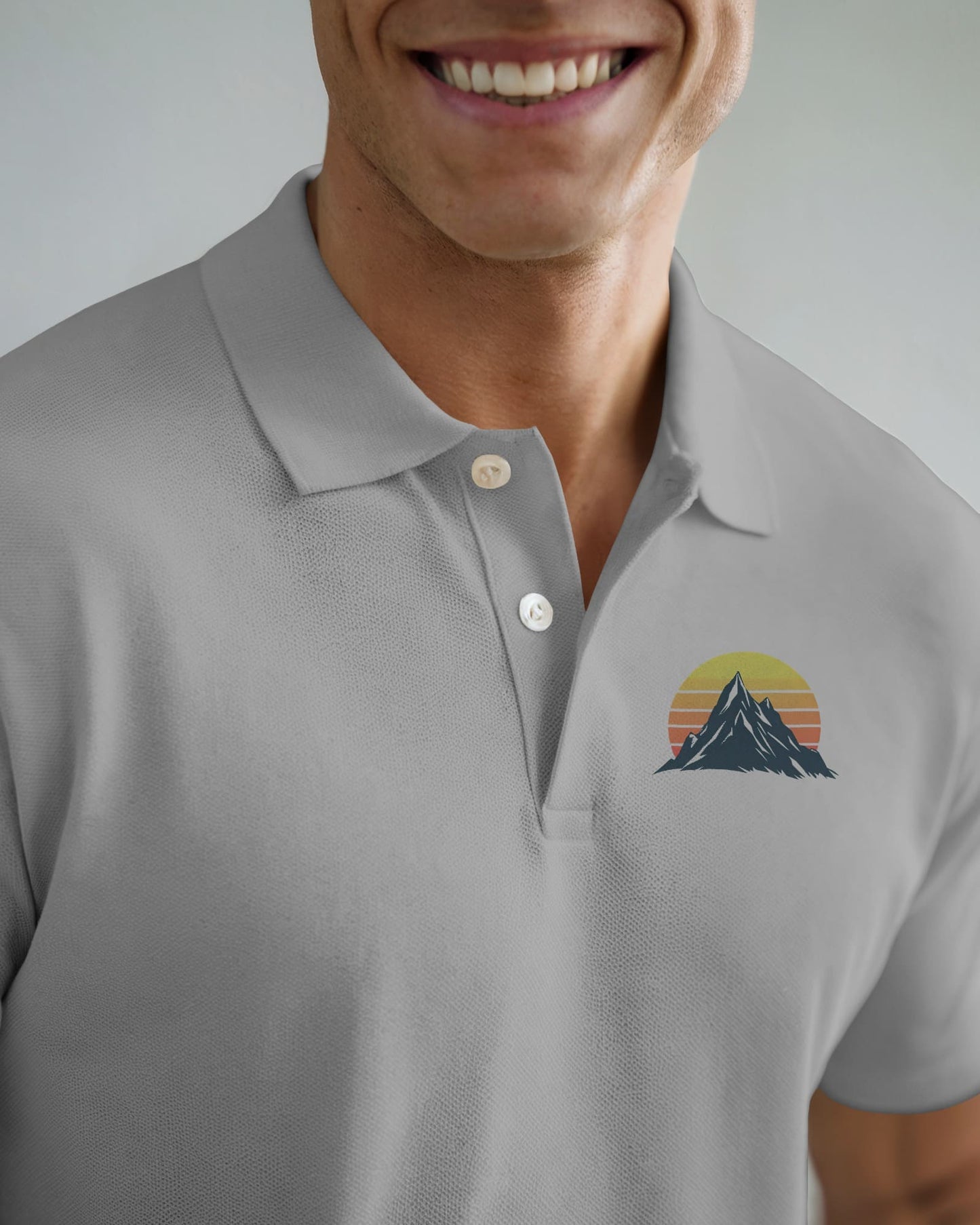 Mountain View- Men Polo T-shirt