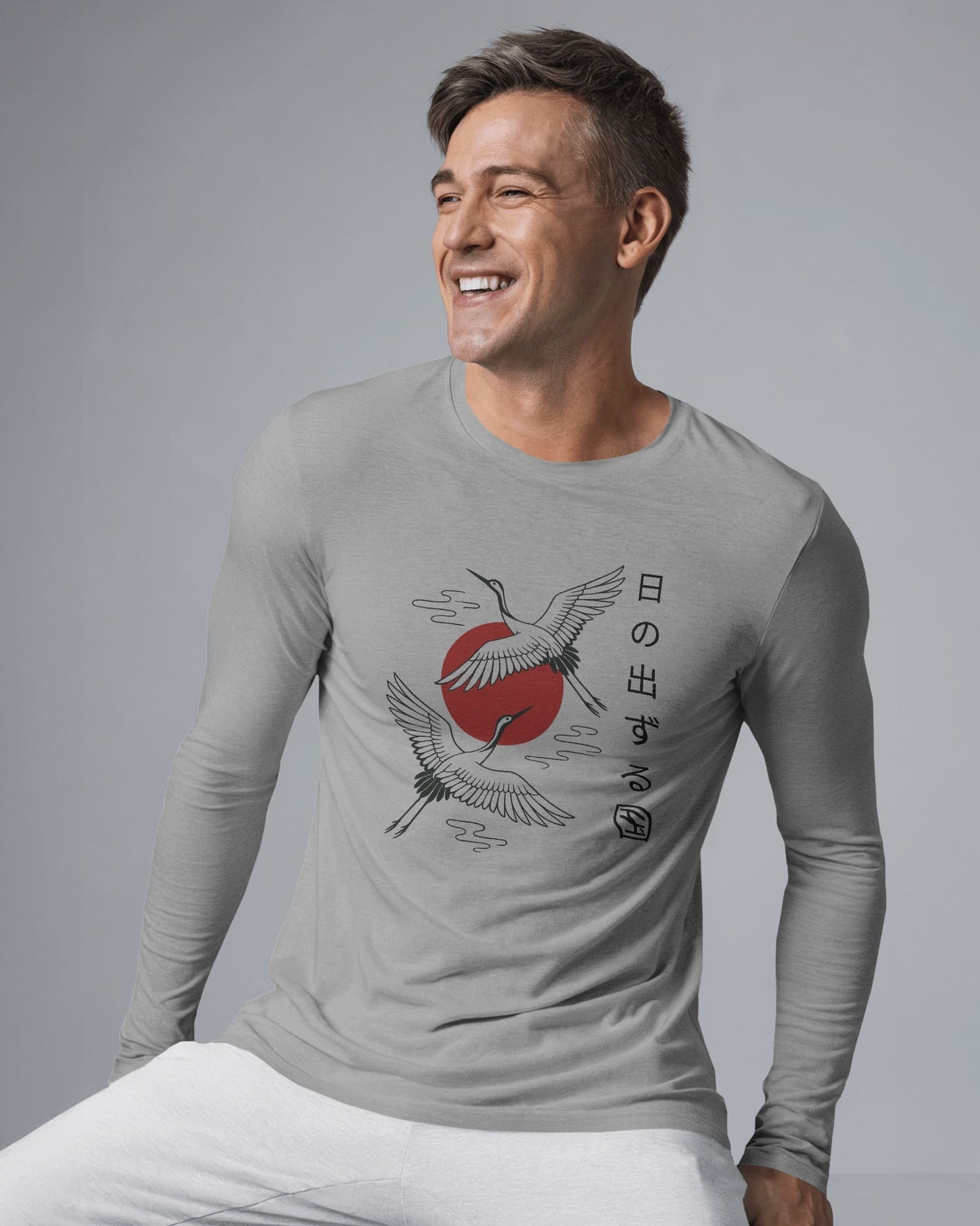 Land of Rising Sun- Men Full Sleeve T-shirt