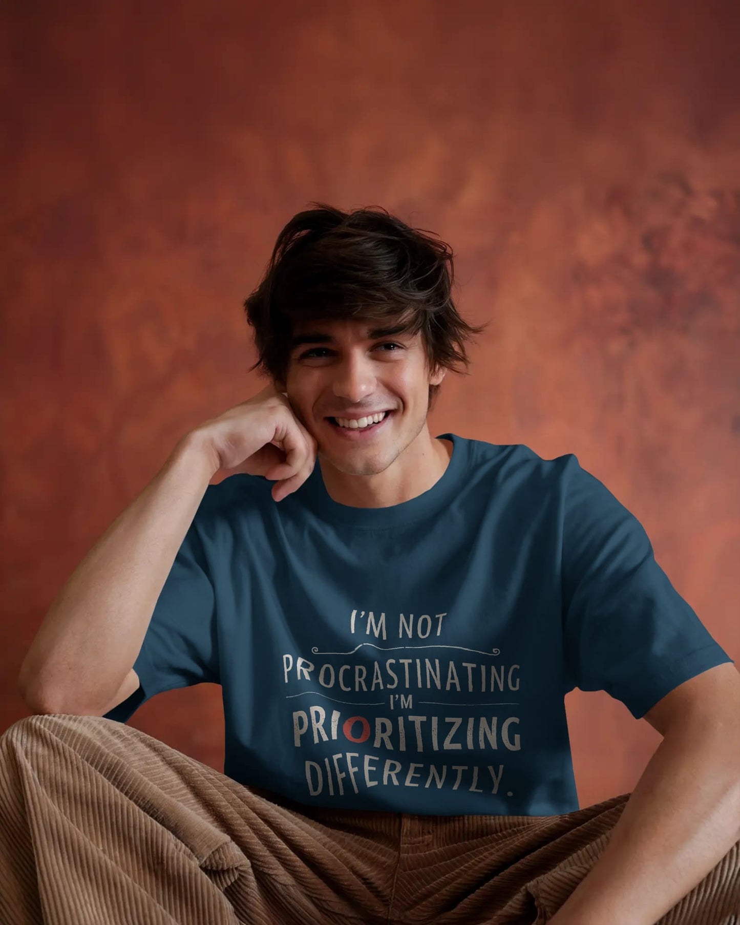 I'm not Procrastinating- Men Oversize T-shirt
