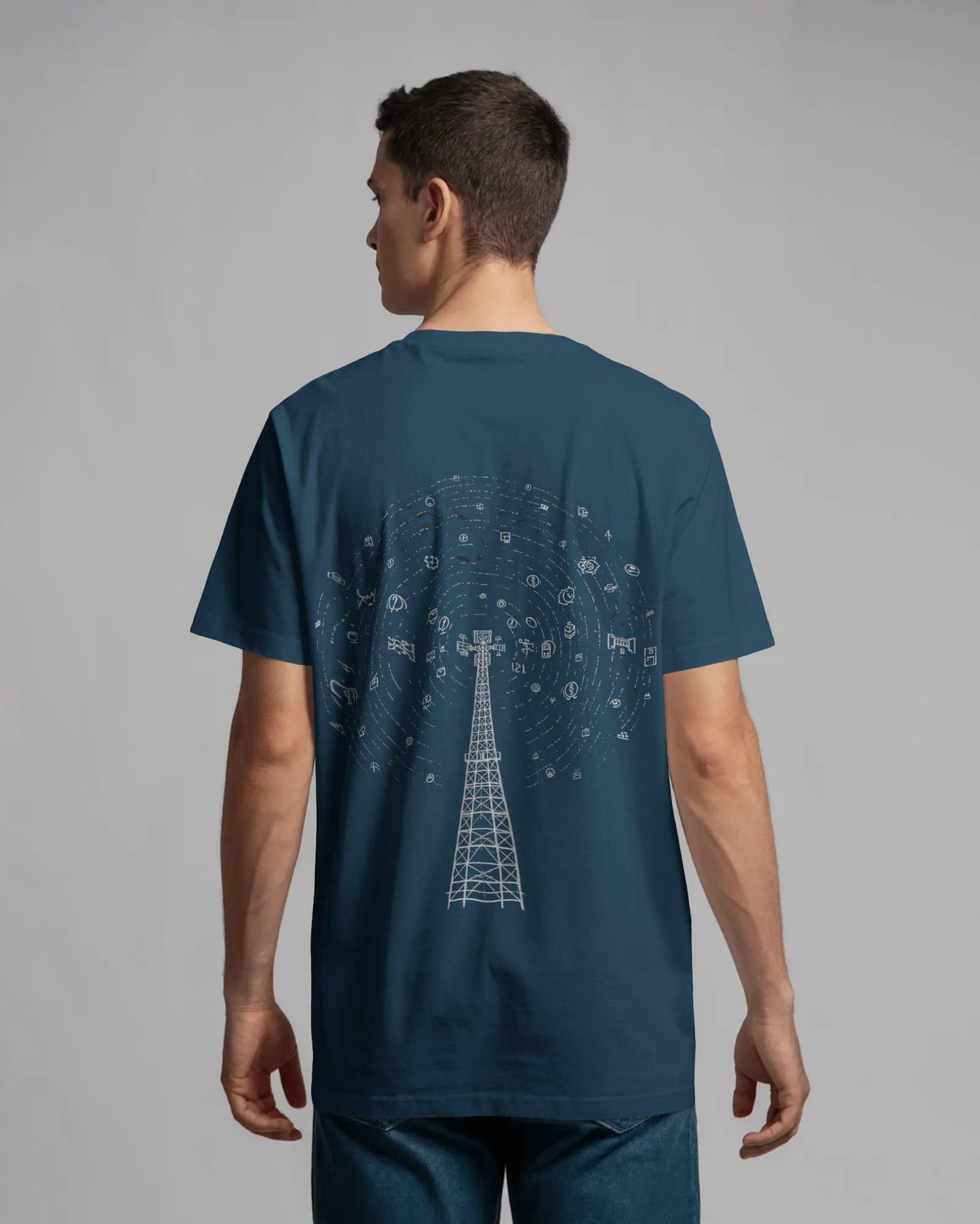 High Voltage Drip- Men Oversize T-shirt