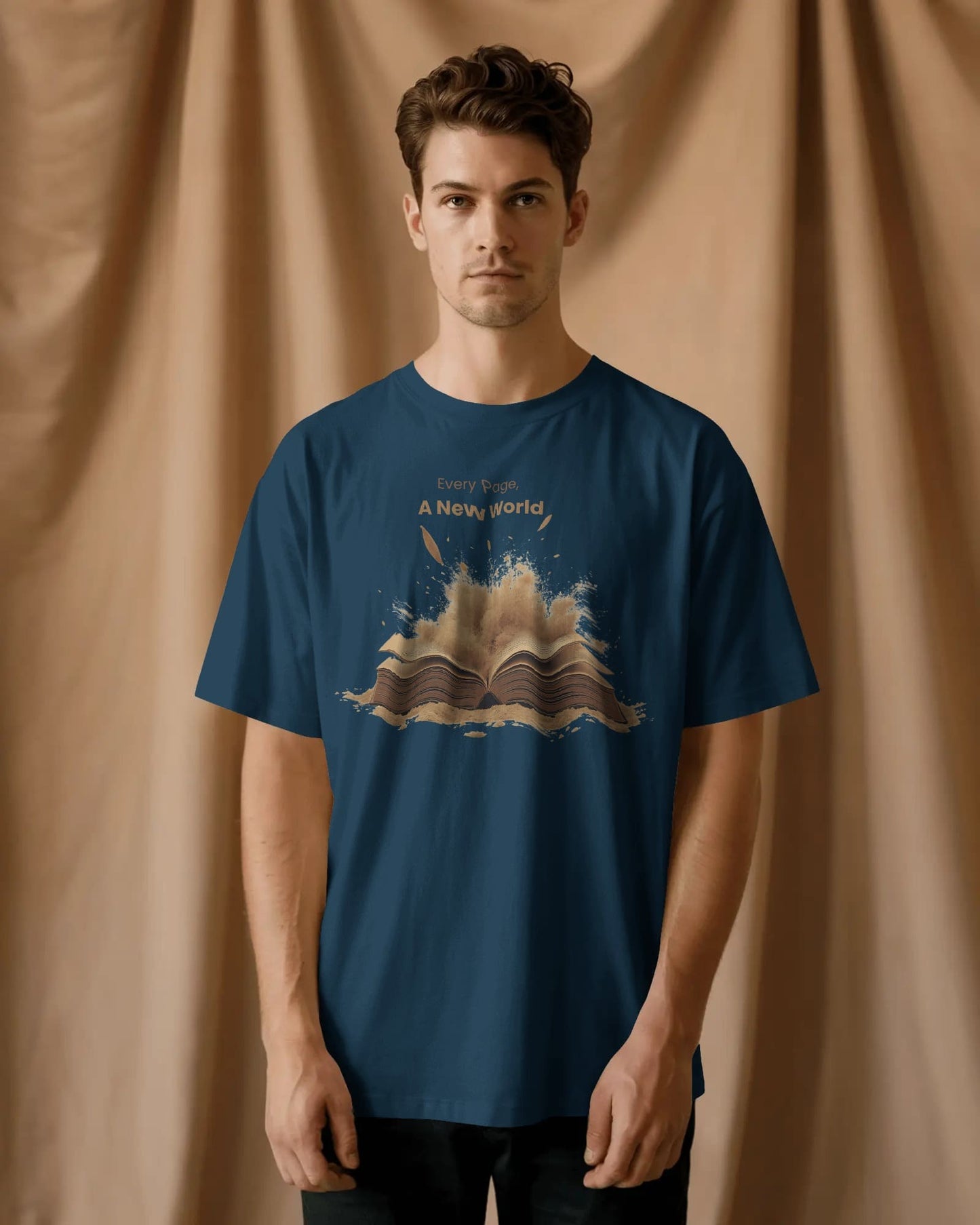 Sand Book- Men Oversize T-shirt