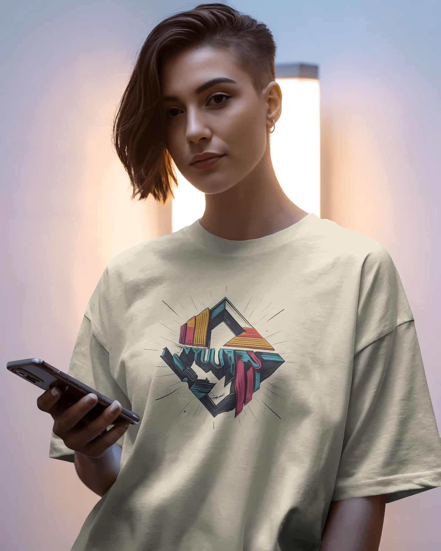 Illuded Art Work-Women Oversize T-shirt