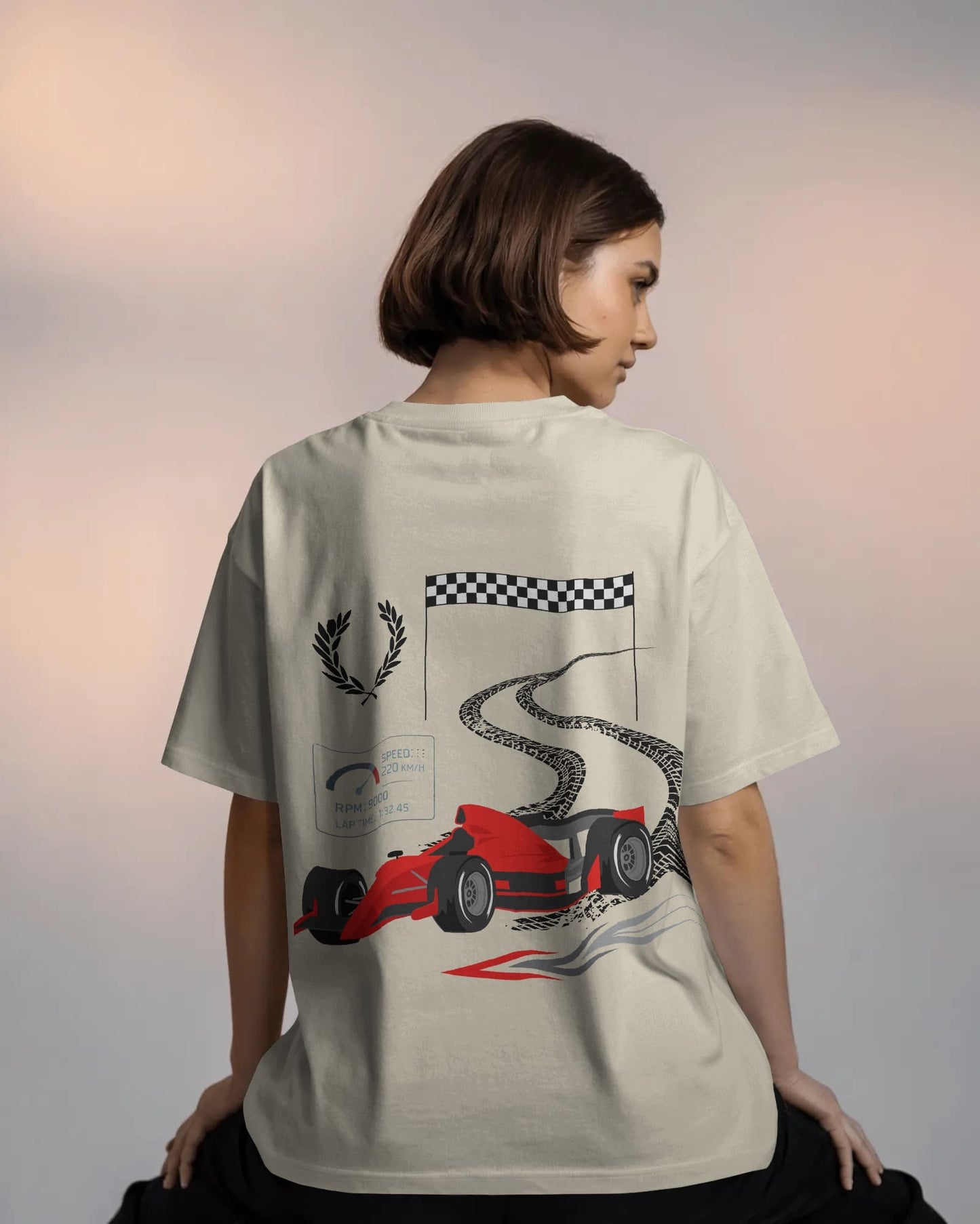 Racing car- Women Oversize T-shirt