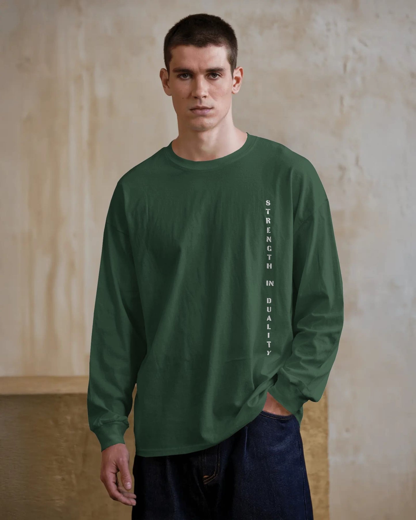 Strength in Duality- Men Full Sleeve T-shirt