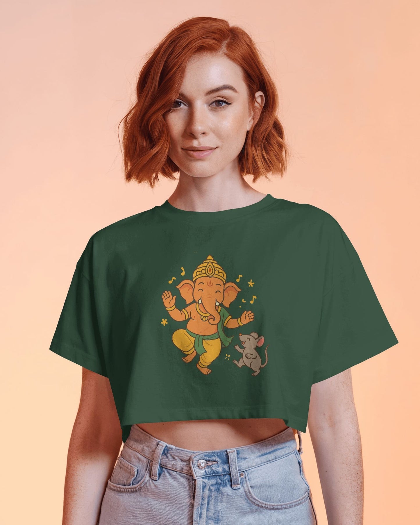 Dancing Ganesh ji with rat