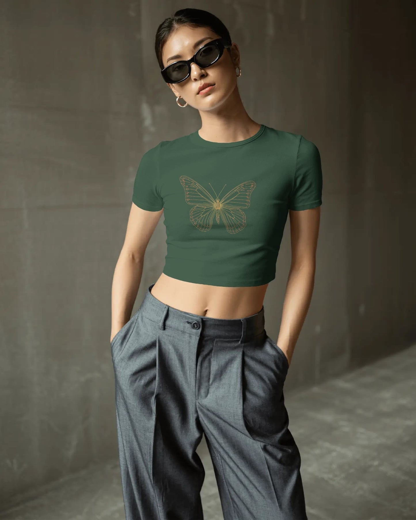 Butterfly- Crop Top