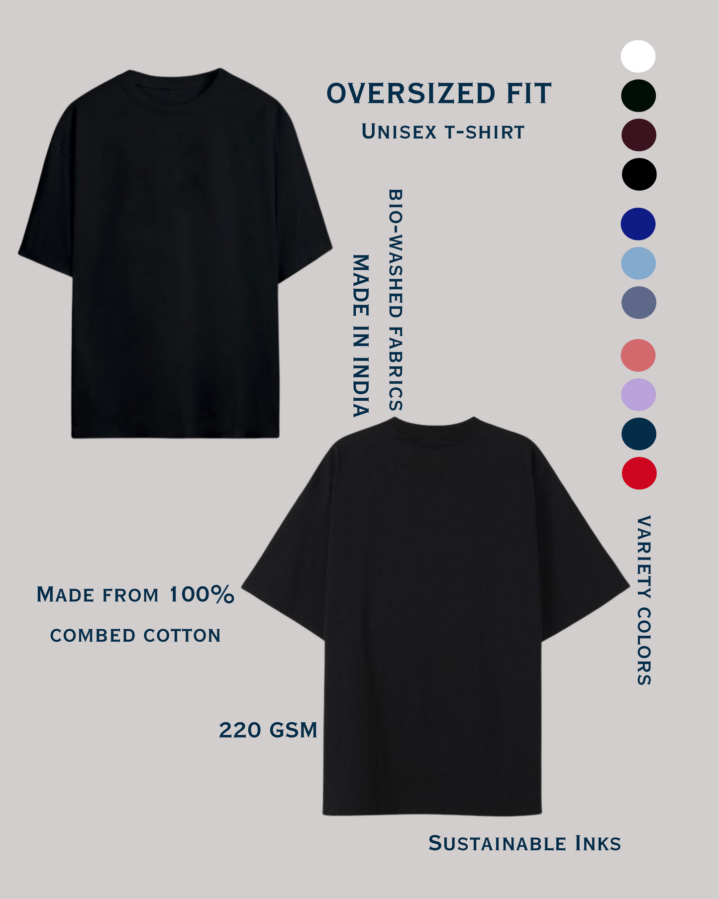 Moon Shell Breaks- Men Oversize T-shirt