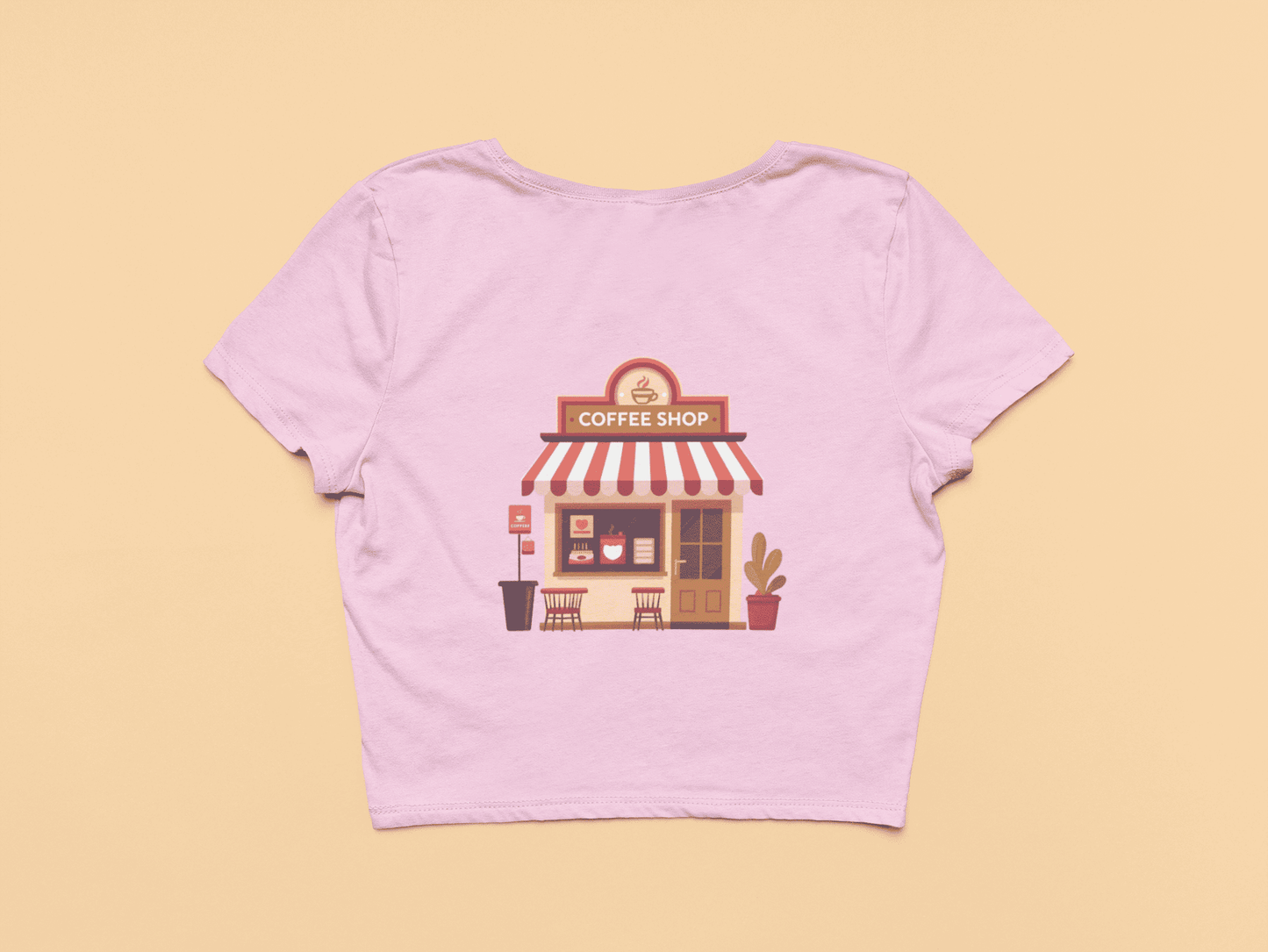 Coffee House-Crop Top