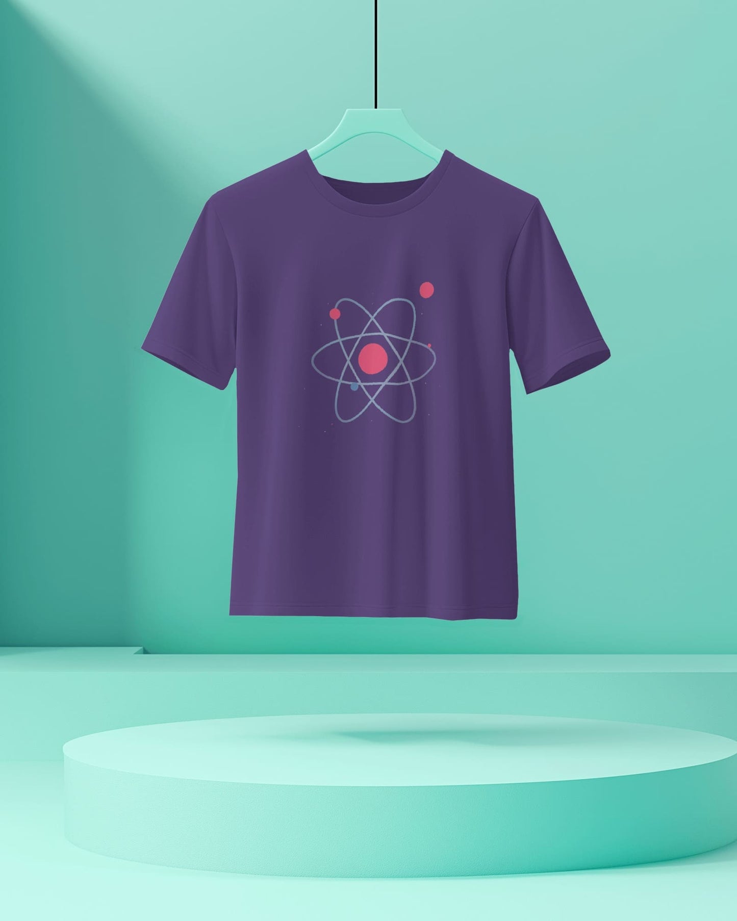 Atom Ring- Men Half Sleeve Round Neck T-shirt