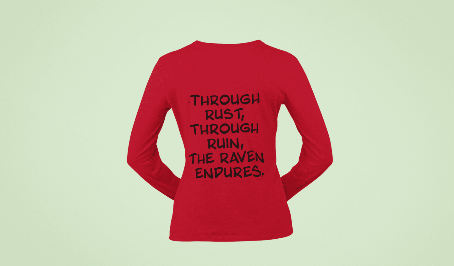 The Raven Endures- Men Full Sleeve T-shirt