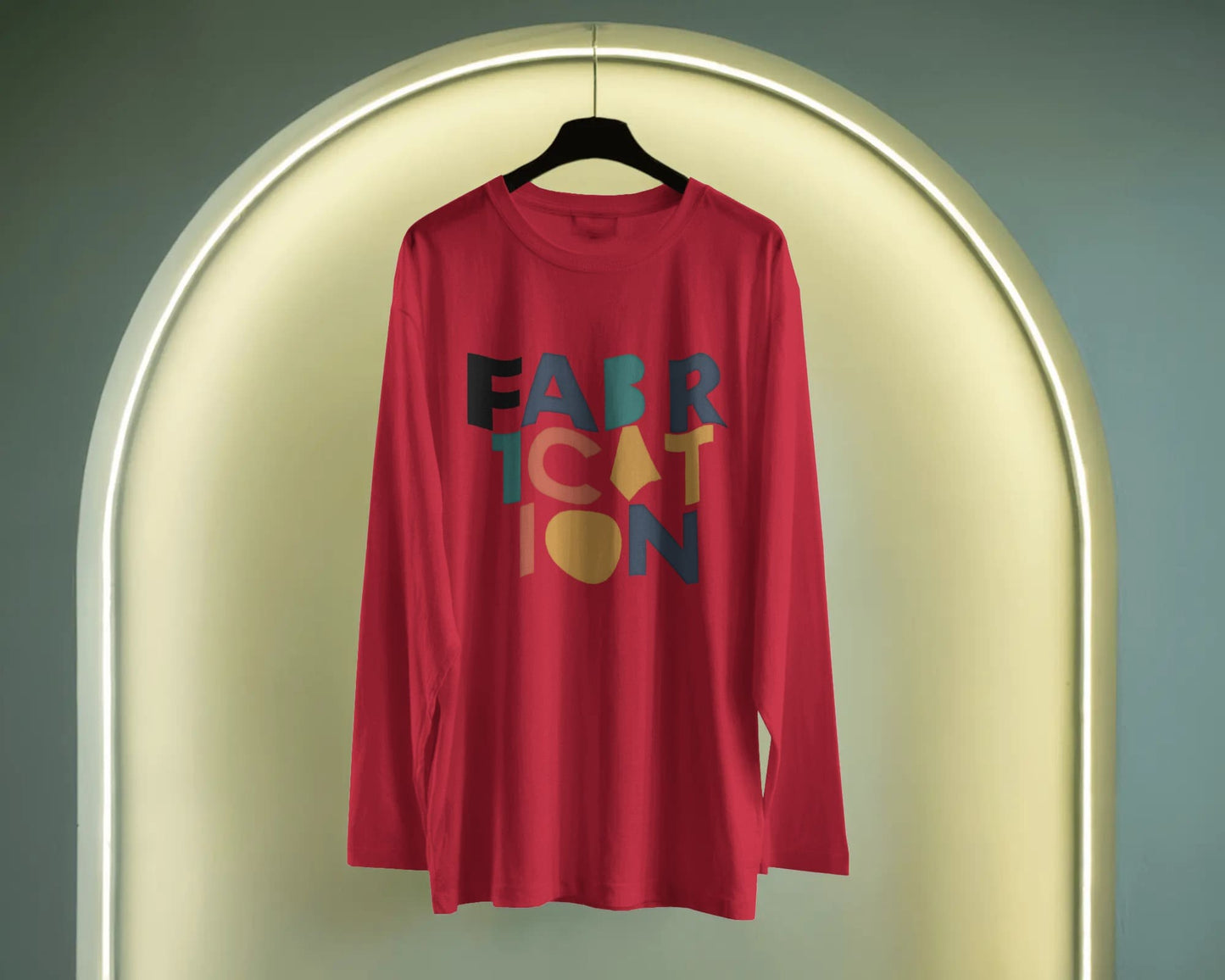 Fabrication word art- Men Full Sleeve T-shirt