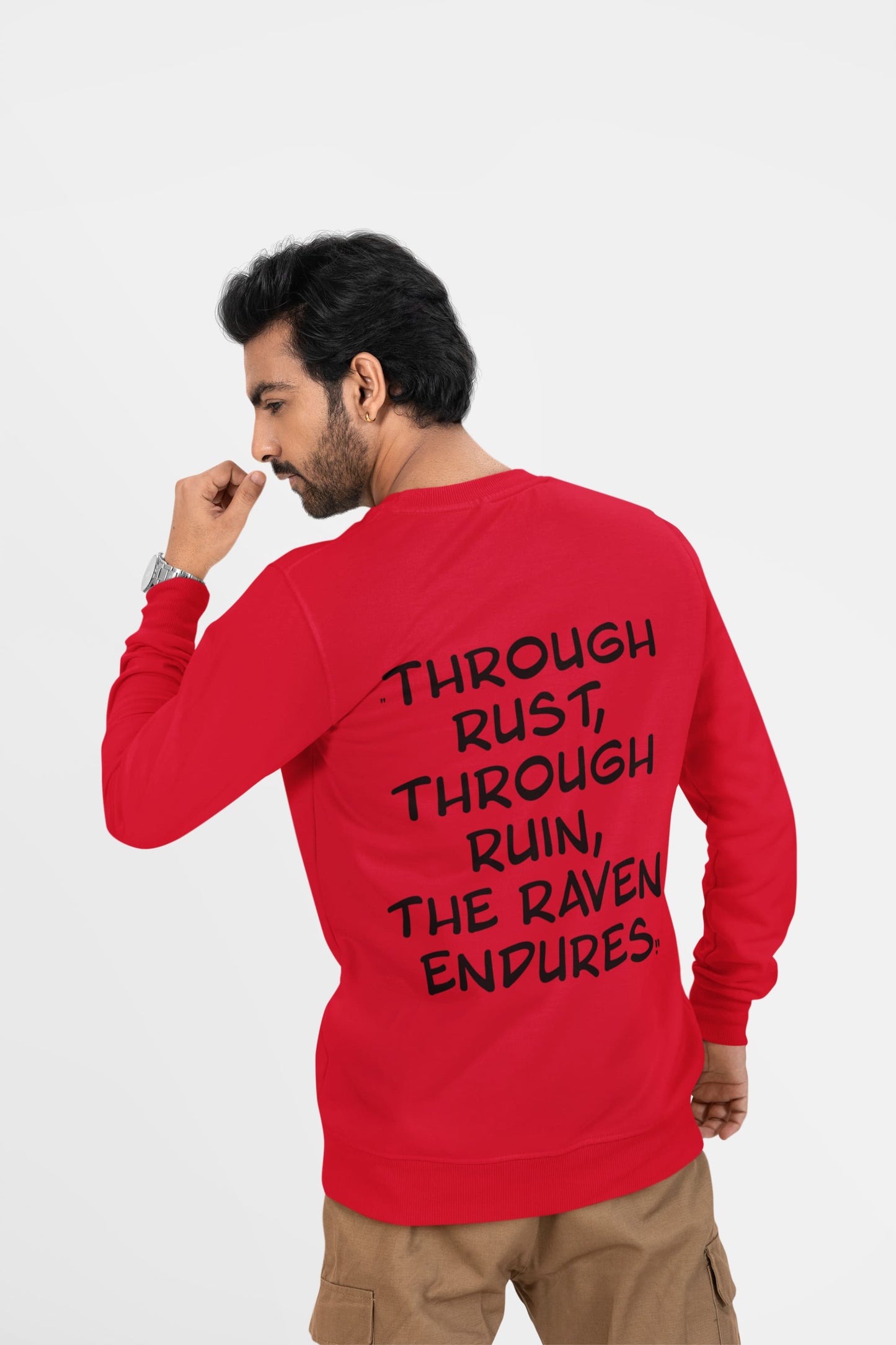 The Raven Endures- Men Full Sleeve T-shirt