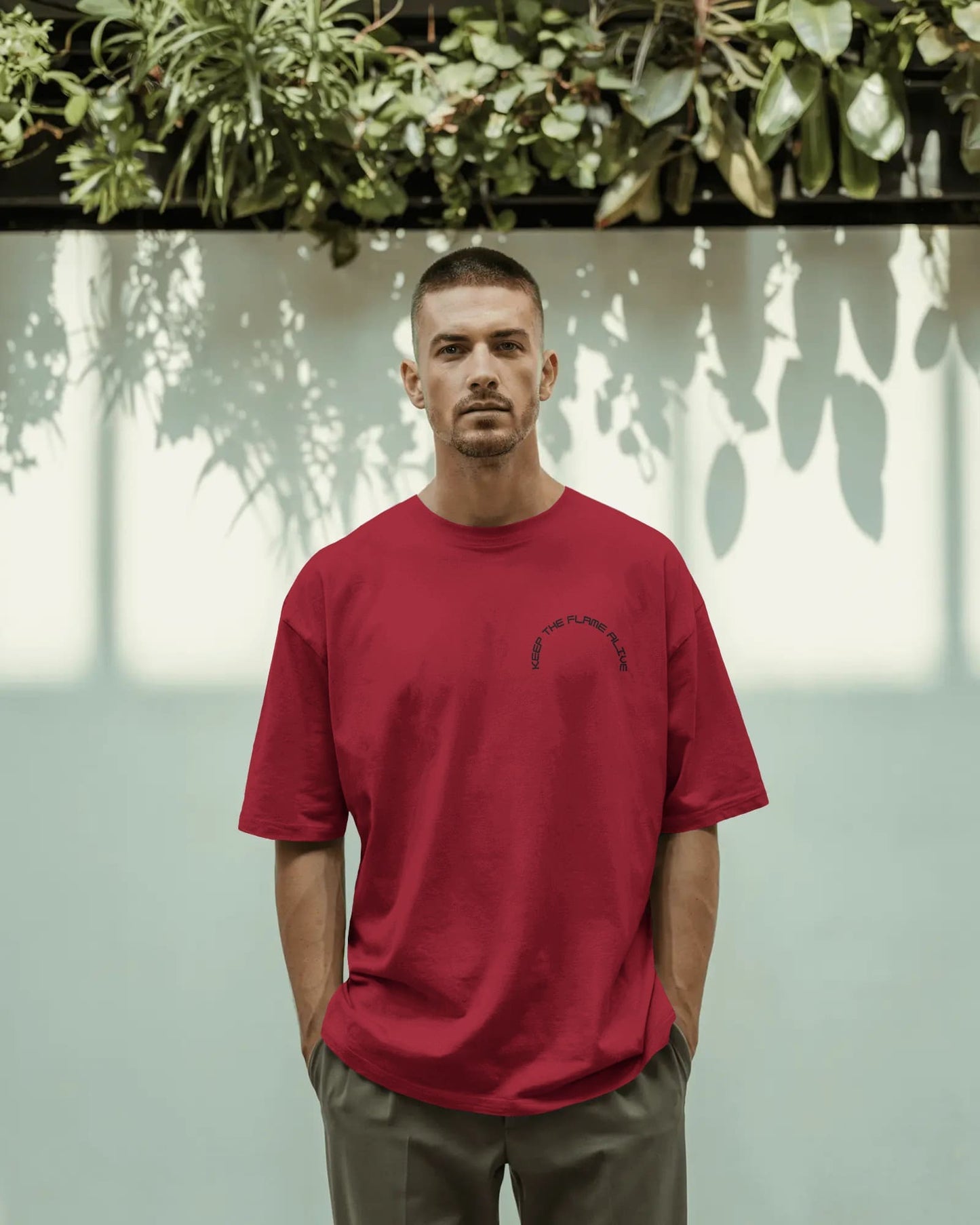 Fire- keep the flame alive- Men Oversize T-shirt