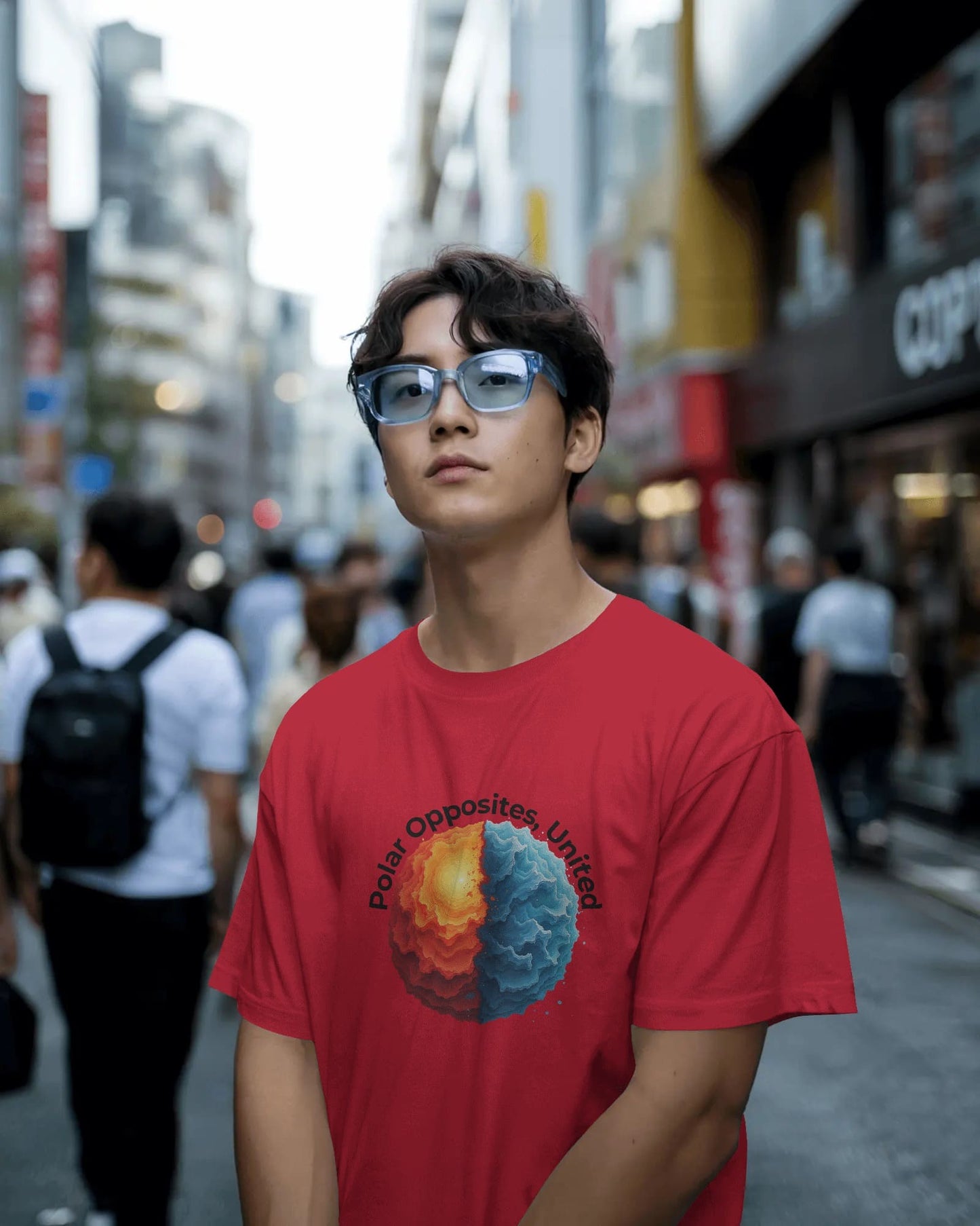 Polar Opposite- Men Half Sleeve Round Neck T-shirt