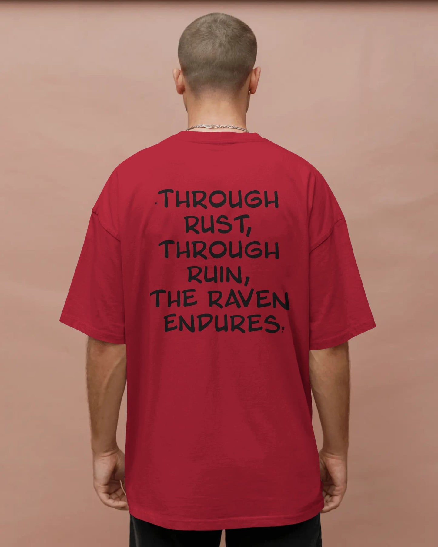 The Raven Endures- Men Oversize T-shirt