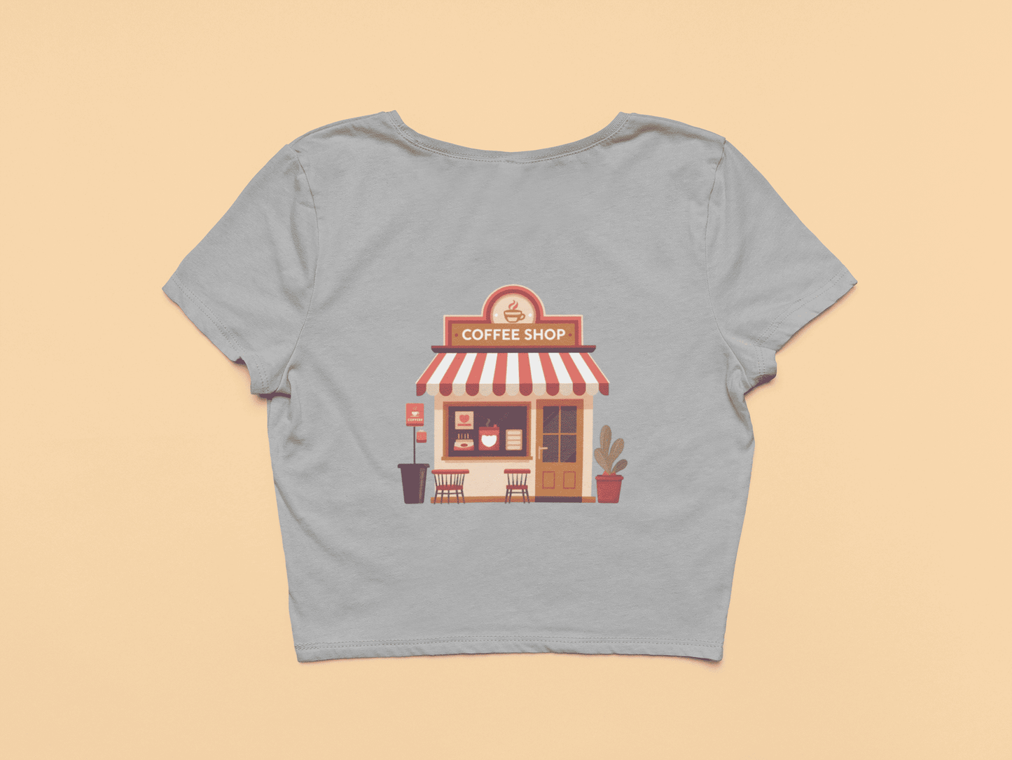 Coffee House-Crop Top