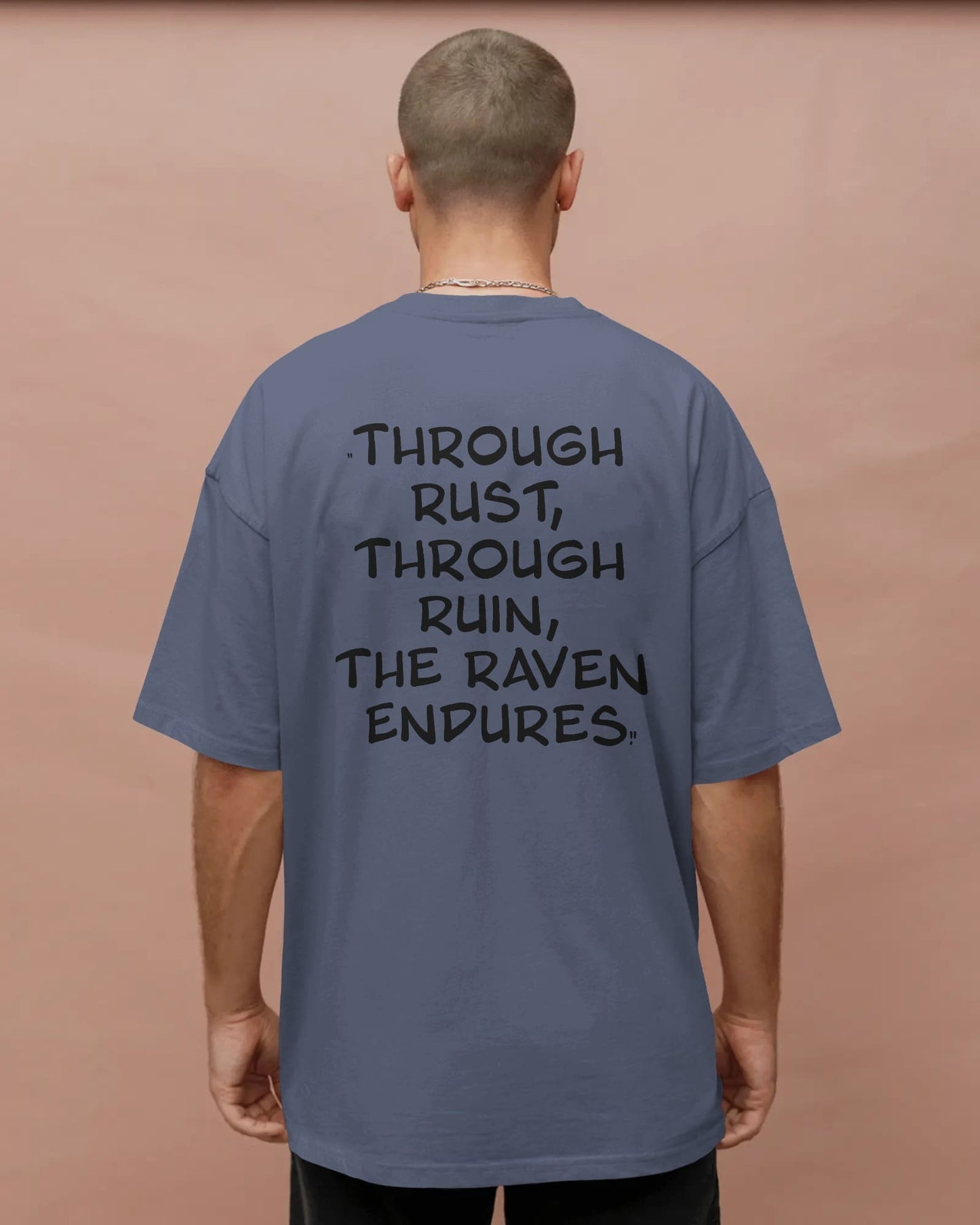 The Raven Endures- Men Oversize T-shirt
