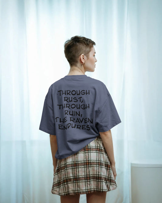 The Raven Endures- Women Oversize T-shirt